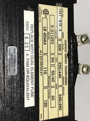 USED ALLEN BRADLEY 1497-N19 SER A