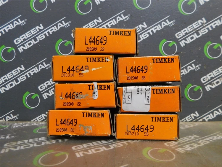 Used TIMKEN L44649 Bearings Wisconsin US | Green Industrial #881276