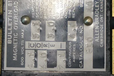 NEW ALLEN BRADLEY 810-A03AR TIME CURRENT RELAY 810A03AR