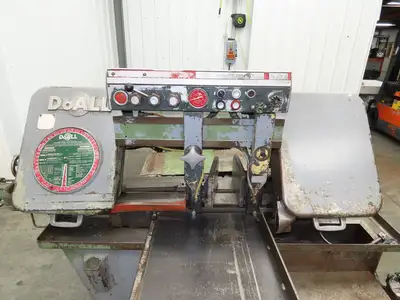 Doall C58 Horizontal Metal Band Saw 12" X 18" 550v 3ph Vise Table Feed Parts
