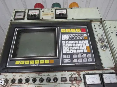 Okuma OSP-5000L Operator Interface Panel & Arm From a Working LC20-2SCT CNC Lath