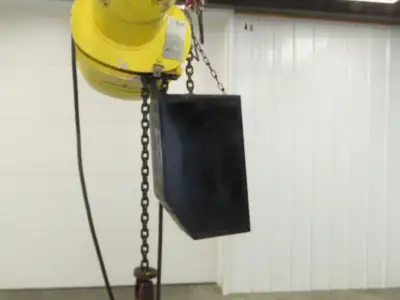 Budgit BEH2516 1/4 Ton Electric Chain Hoist 20' Lift 16 FPM 460 Volt 3PH Tested