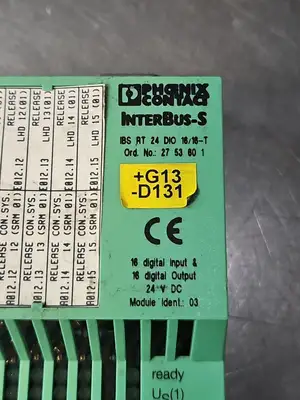 Phoenix Contact IBSRT24DI32-T Interbus-s Digital Input Module (BIN353)