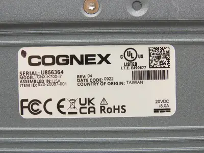 Cognex CNX-K700-i7 Rev 04 Barcode Scanner Controller Computer 20VDC