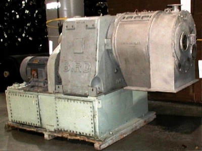 Bird/Escher-Wyss ML-500 2-stage pusher centrifuge, SS.