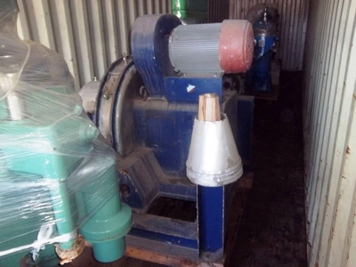 Robatel EC-03 continuous screening centrifuge, 316L SS.