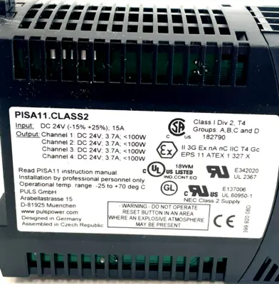 NEW PULS PISA11.CLASS2 PROTECTION MODULE 24V PISA11CLASS2