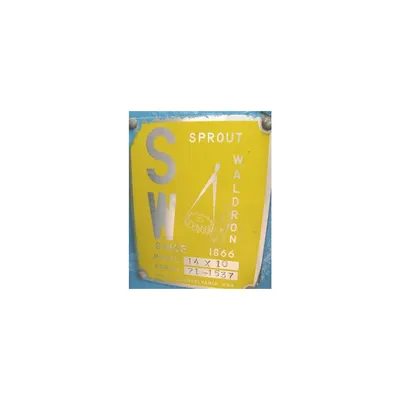 10"X10" SPROUT WALDRON ROTARY AIRLOCK VALVE 14X10