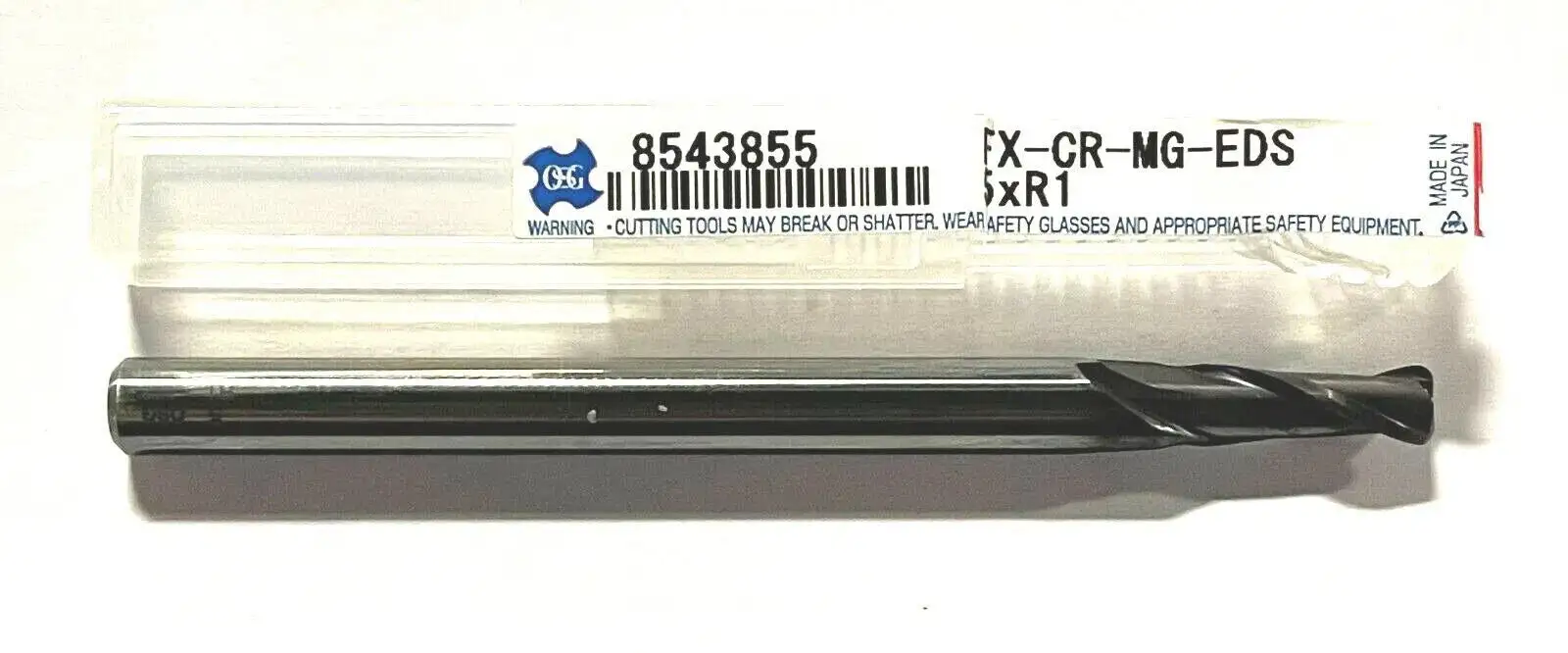 OSG 5mm Carbide End Mill AlTiN Coating 1mm Corner Radius 2 Flute 8543855