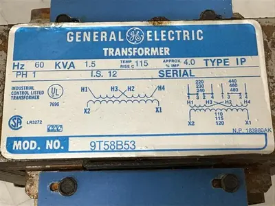 USED GENERAL ELECTRIC / GE 9T58B53