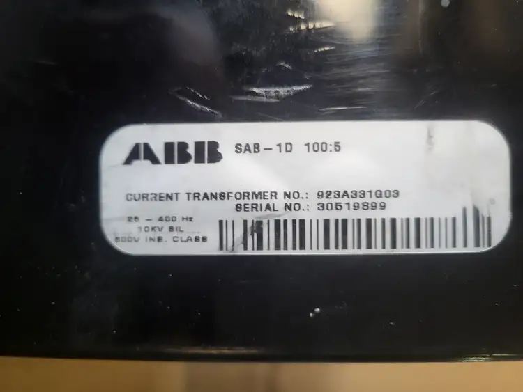 Used ABB SAB-1D Transformers British Columbia CA | Lenmark #477574