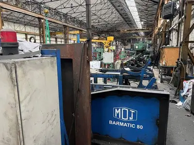 Used MOJ BARMATIC 80VT SINGLE ENDED CHAMFERING MACHINE (14729) Chamfering Machines Connecticut US | Machinery International LLC #1558147