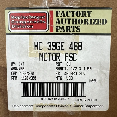 NEW Carrier HC39GE468