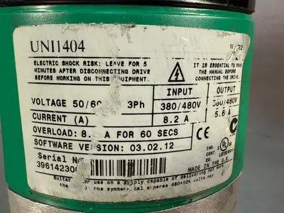 Control Techniques /Emerson UNI1404 3Ph Unidrive (2.5.3)