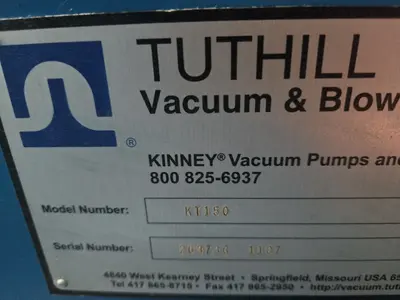 Used KINNEY KT150 Pumps California US | TNT Industrial #1516804