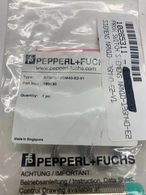 New | in-Stock Pepperl Fuchs 189130 Sensors | J&J Industrial Supply #501141