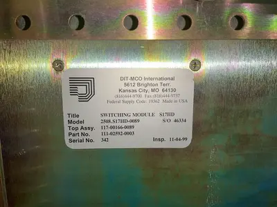 Used 1999 DITMCO 2508.S17HD In-Circuit Test System (ICT) Ohio US | HGR 24 #1266549