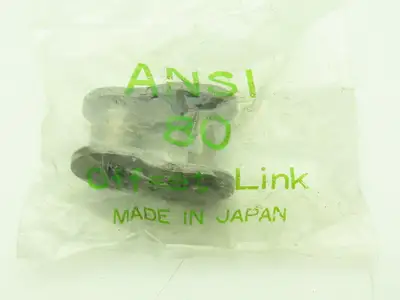 Ansi #80 Roller Chain Offset Link Lot of 20