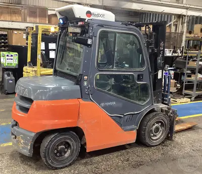 Used 2018 TOYOTA 8FDU40 Internal Combustion Forklifts: Pneumatic Tire Illinois US | Forklift Exchange #1274645