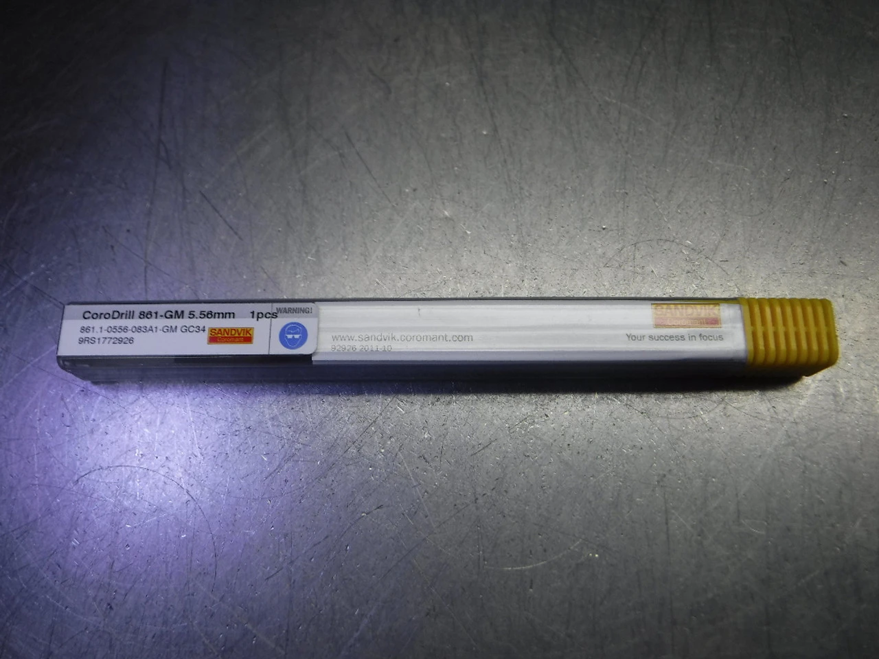Sandvik 7/32" Coolant Thru Carbide Drill 861.1-0556-083A1-GM GC34 (LOC3358A)