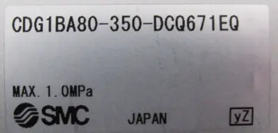 NEW SMC CDG1BA80-350-DCQ671EQ PNEUMATIC CYLINDER CDG1BA80350DCQ671EQ