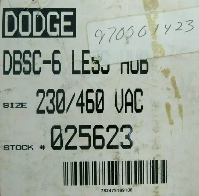 NEW DODGE DBSC-6 MOTOR BRAKE 025623 DBSC6