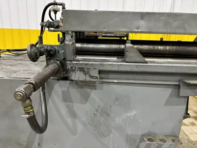 36"W X 24" PRESS EQUIPMENT AIR GRIP FEEDER W/ STRAIGHTENER & ROLL 1998 : STOCK #21953