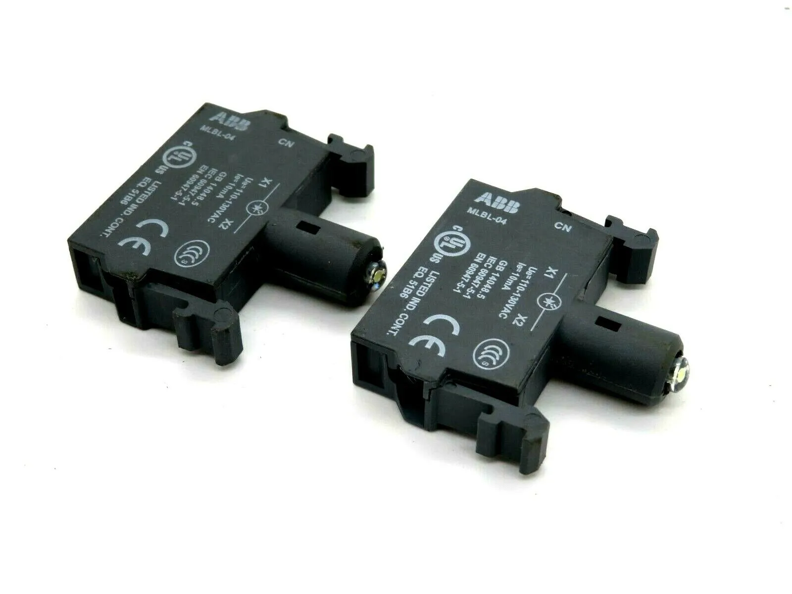 NEW LOT OF 2 ABB MLBL-04 MODULAR MLBL04