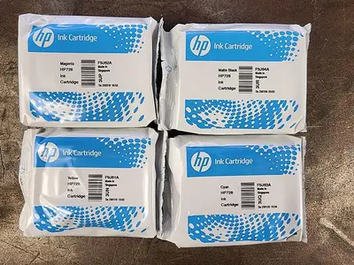 HP HP728 Lot of 4 Ink Cartridges F9J61A / F9J62A / F9J63A / F9J64A