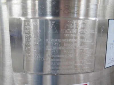 Stainless Steel Portable 100 Liter Vessel Tank Fermentation