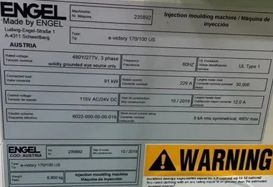 2019 ENGEL E-VICTORY 170/100 Injection Molding Horizontal/Vertical | Machinery Network (9)