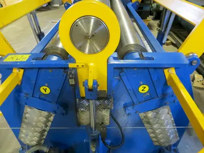 7.87" Diameter x 6 ft Americor Hydraulic 4-Roll Double Pinch Plate Bending Roll Model 4RDP 200/6 (6 ft. x 3/8")