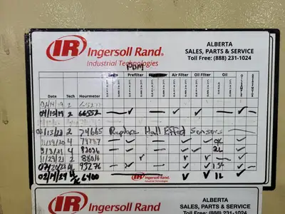 Used 2010 INGERSOLL-RAND IRN150H-OF Rotary Screw & Sliding Vane Air Compressors British Columbia CA | Lenmark #913461