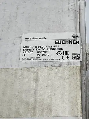 New | in-Stock EUCHNER EUCHNER MGB-L1B-PNA-R-121857 Misc Electrical & Power Parts | ND Industrial Surplus #1213285