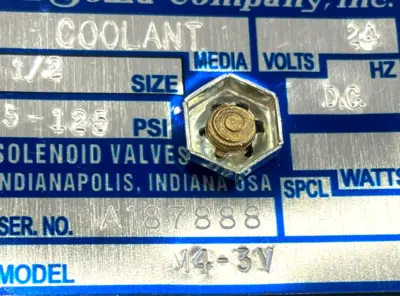 NEW J.D. GOULD M4-3V SOLENOID VALVE M43V