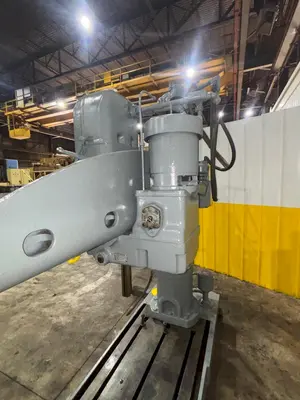 4' ARM x 9" CARLTON MODEL #1A POWER RADIAL ARM DRILL: YOBRO #24007