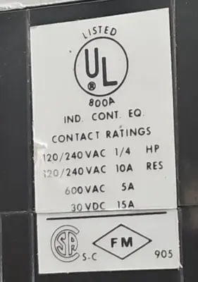 Agastat 7012AC Timing Relay 1.5-15 Seconds 120V 60Hz loc4C15