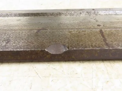 Press Brake Punch Die 95-1/2" Long 90° V 1/2" Tang 19/32" W 3-5/8" H