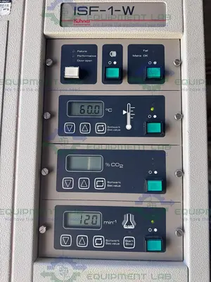 USED KUHNER ISK-1-W / ISK1-X REFRIGERATED INCUBATOR SHAKER 5°C BELOW AMBIENT TO 60°C