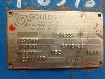 USED Goulds 3180L