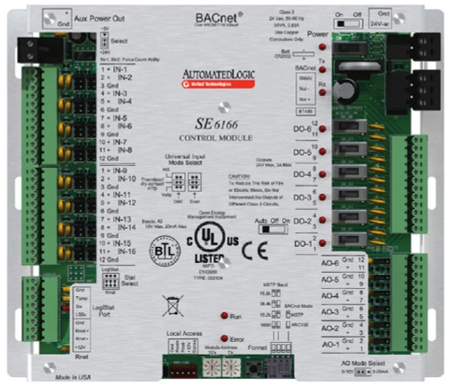 ALC Automated Logic Corporation SE6166 Single Equipment Controller, 20 Point [Refurbished]