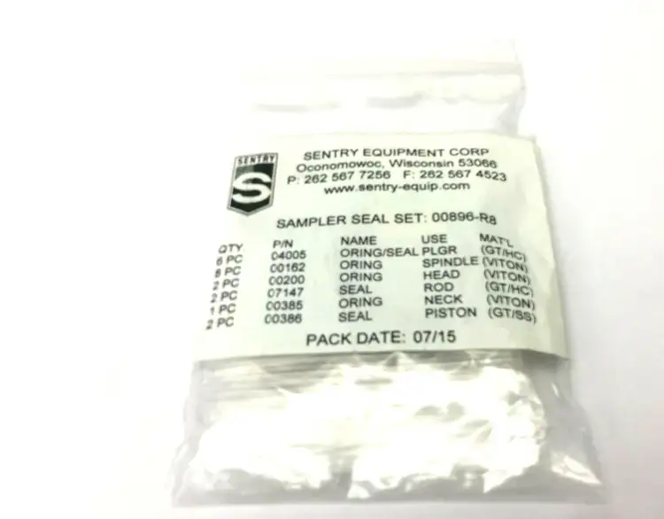 New | in-Stock Sentry Equipment Sampler Seal Set Seals & Gaskets Michigan US | Maverick Industrial Sales #1400629