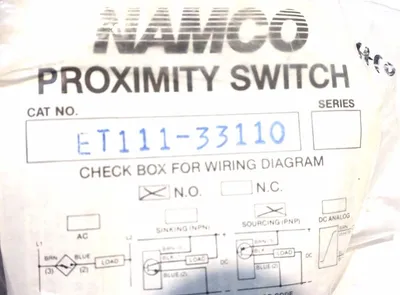 NEW NAMCO ET111-33110 PROXIMITY SWITCH ET11133110