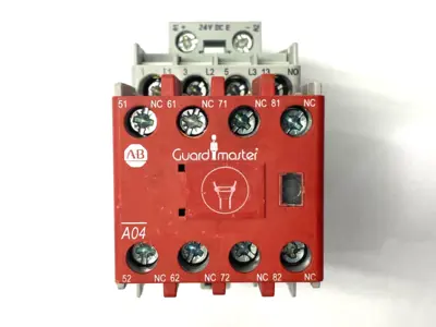 Used Allen-Bradley Ser. A Guardmaster Safety Contactor 24VDC 9A PLC Contactors Michigan US | Maverick Industrial Sales #1393249