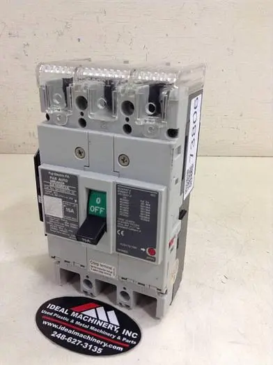 Used FUJI ELECTRIC SA103RCUL 15 Circuit Breakers Michigan US | Ideal Machinery #699558
