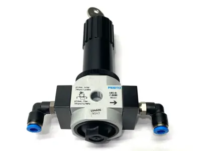 Used Festo Pneumatic Pressure Regulator, G1/8, 0.5-7bar, 194606 Air Pressure Regulators Michigan US | Maverick Industrial Sales #1506022