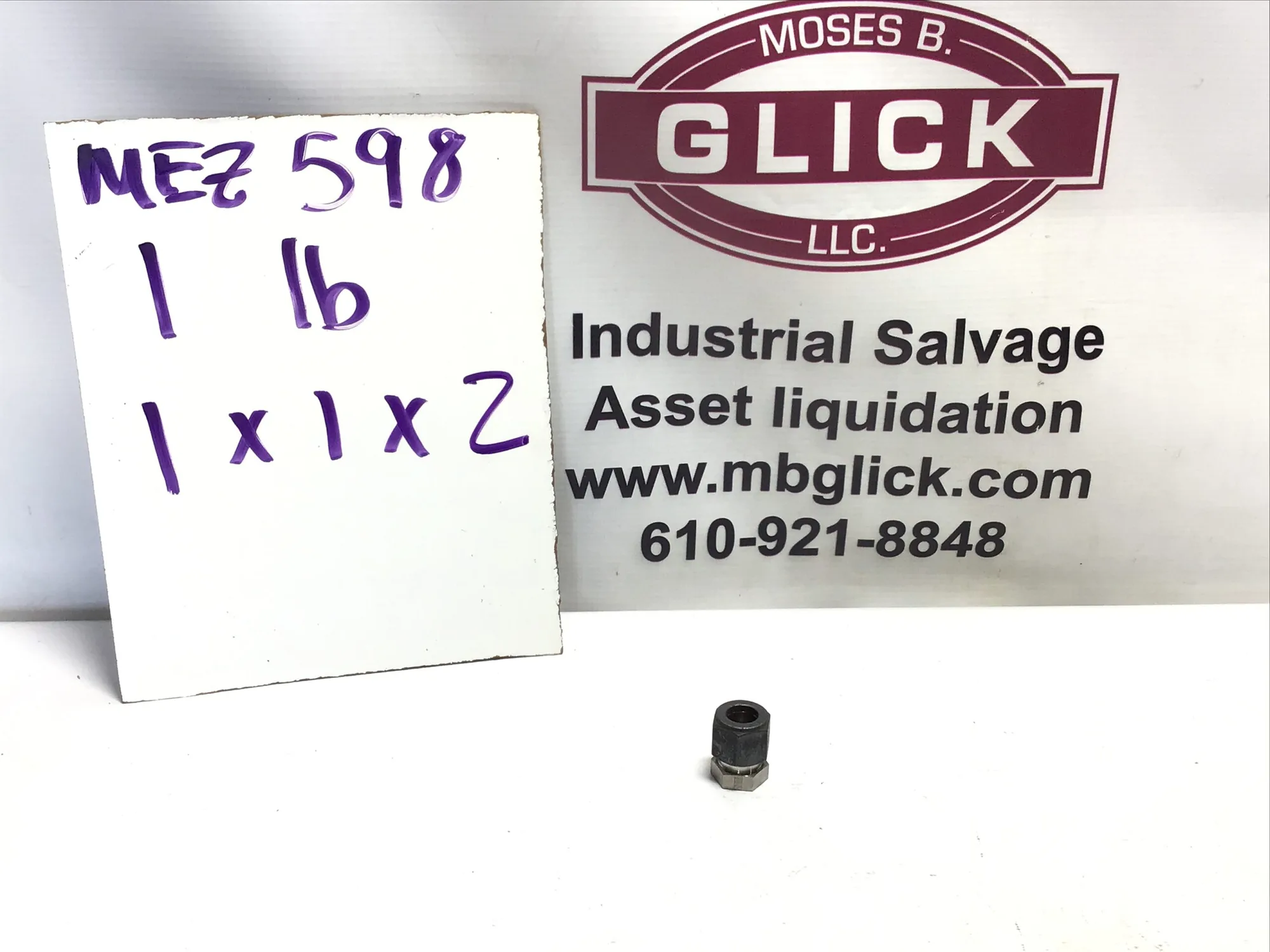 Parker TW3161 P316 Stainless Steel Compression Tube End Cap