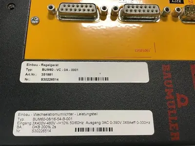 USED BAUMULLER BUM60-VC-0A-0001