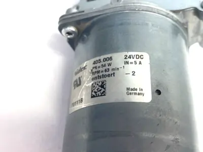 Used SWF Valeo Nidec DC Motor with Worm Gearbox 24VDC PN=54W Series DCK31 Gearmotors Michigan US | Maverick Industrial Sales #1393485