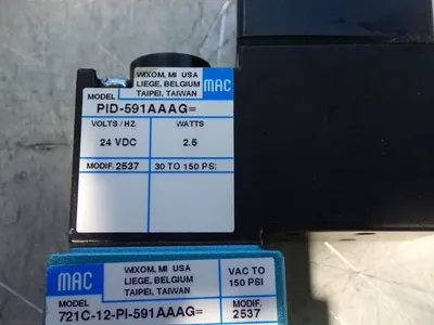 New | in-Stock MAC VALVES 721C12PI591AAAG Pumps Ohio US | HGR 24 #882086